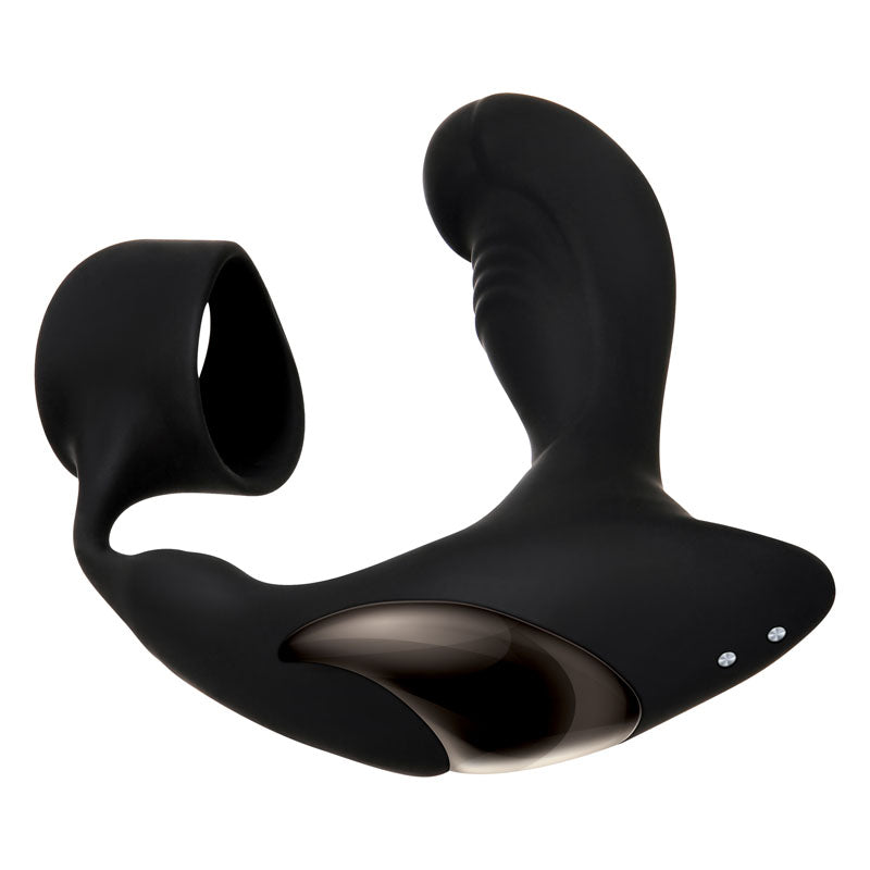 Zero Tolerance Strapped & Tapped - Black USB Rechargeable Heating Anal butt plug with Cock Ring