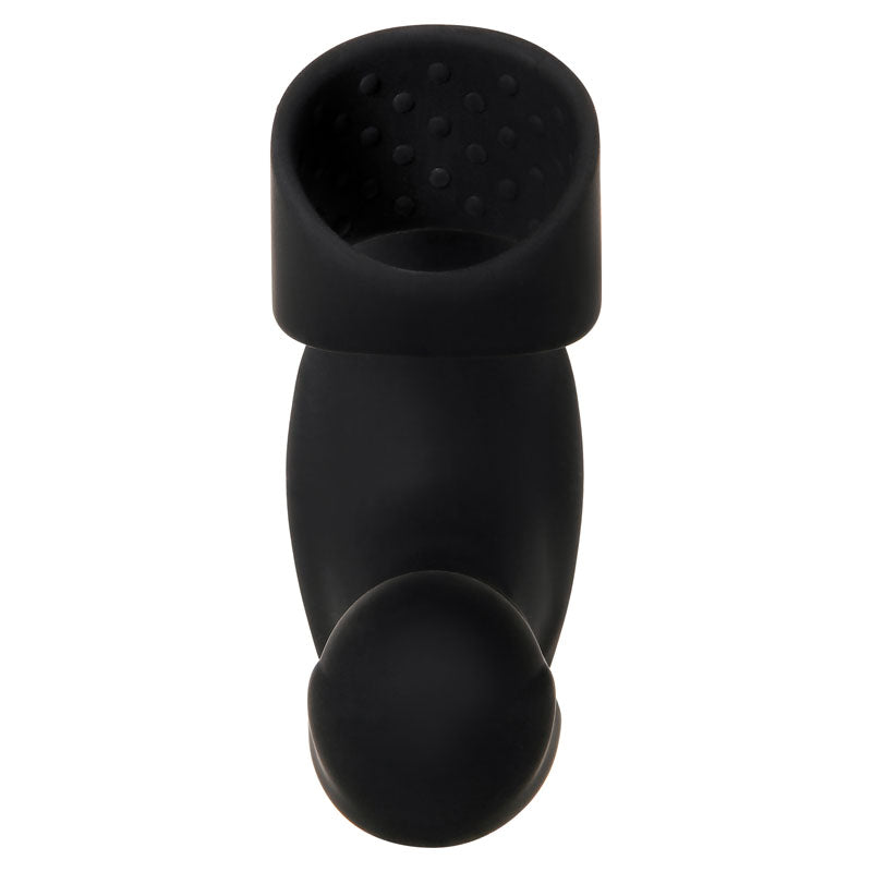 Zero Tolerance Strapped & Tapped - Black USB Rechargeable Heating Anal butt plug with Cock Ring