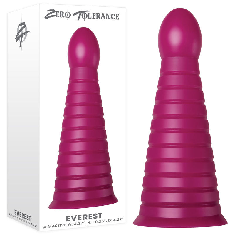 Zero Tolerance Everest - Burgundy Red 26 cm Giant Butt Plug