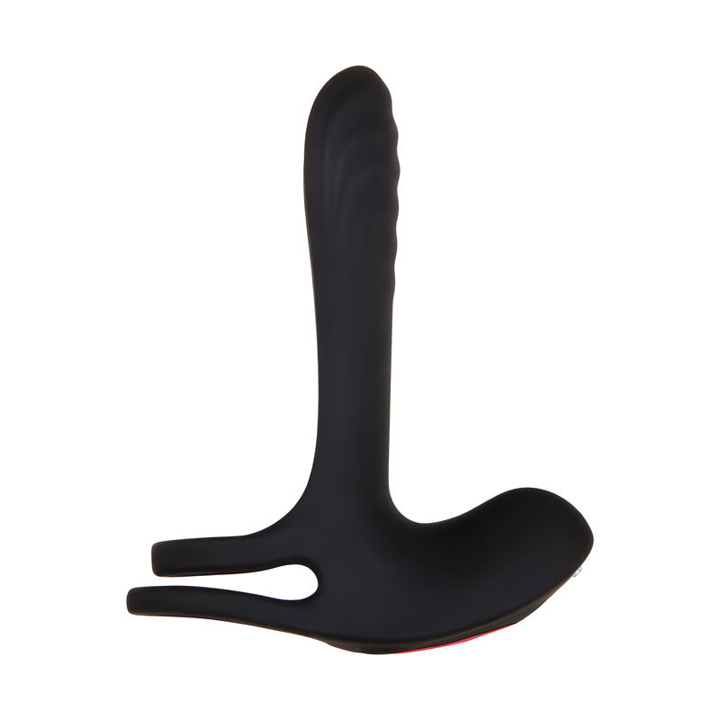 Zero Tolerance Vibrating Girth Enhancer , Rechargeable Penis Sleeve Remote - Black