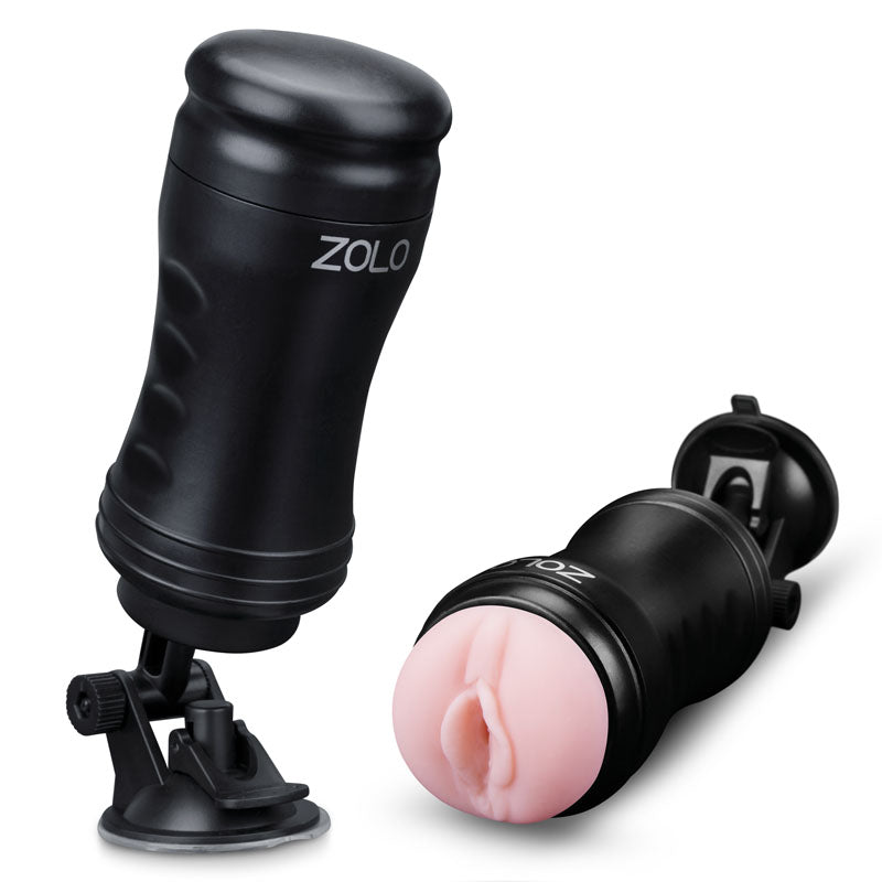 Zolo Solo Flesh - Flesh Vagina Stroker with Suction Base