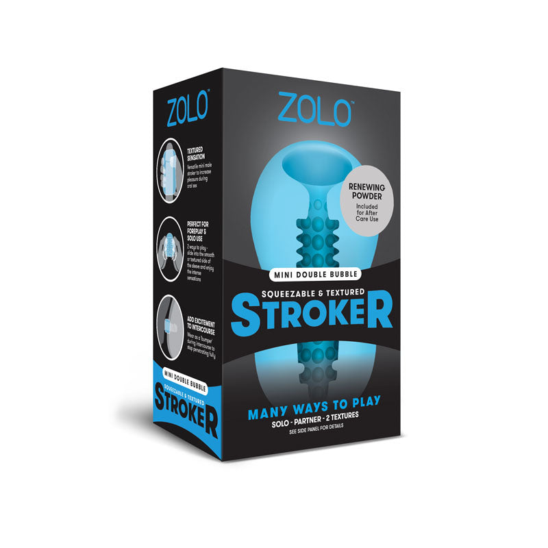 Zolo Mini Double Bubble Stroker - Blue Mini Stroker