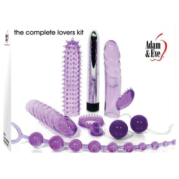 Adam & Eve The Complete Lovers Kit - Purple Couples Kit - 7 Piece Set A$78.63