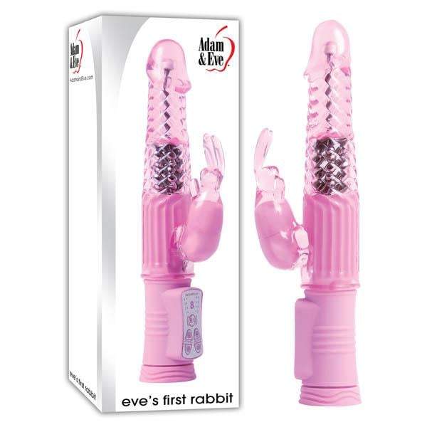Adam & Eve Eve’s First Rabbit - Pink 22.9 cm (9’’) Rabbit Vibrator A$52.26 Fast