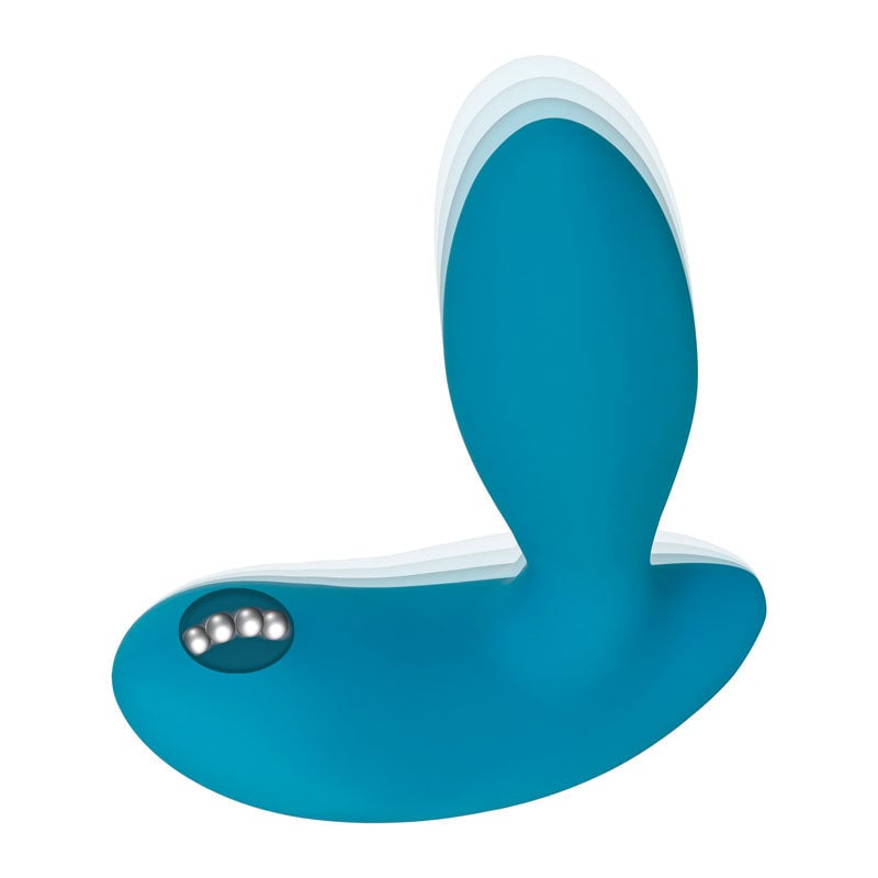 Adam & Eve G-Spot Thumper with Clit Motion Massager - Blue 11.4 cm USB