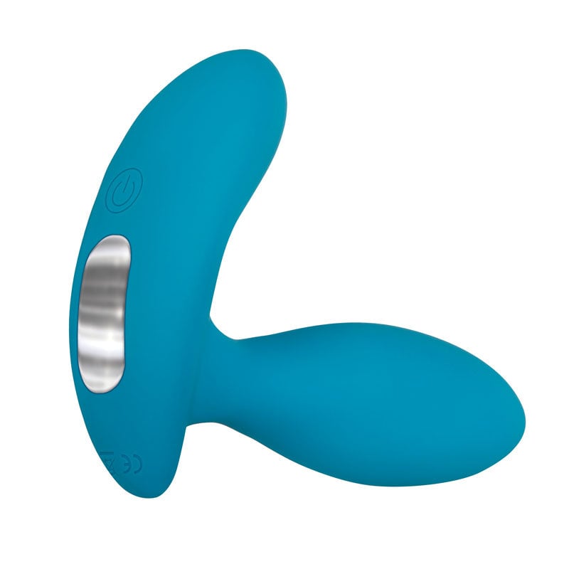 Adam & Eve G-Spot Thumper with Clit Motion Massager - Blue 11.4 cm USB