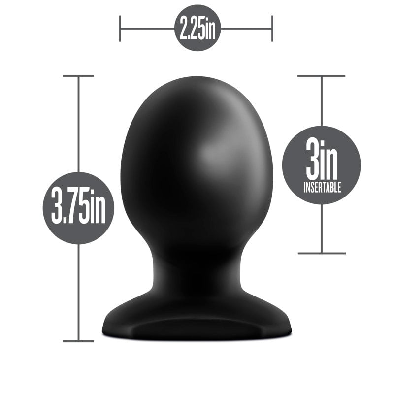 Anal Adventures Orb Plug - Black - Black 9.5 cm Butt Plug A$22.97 Fast shipping