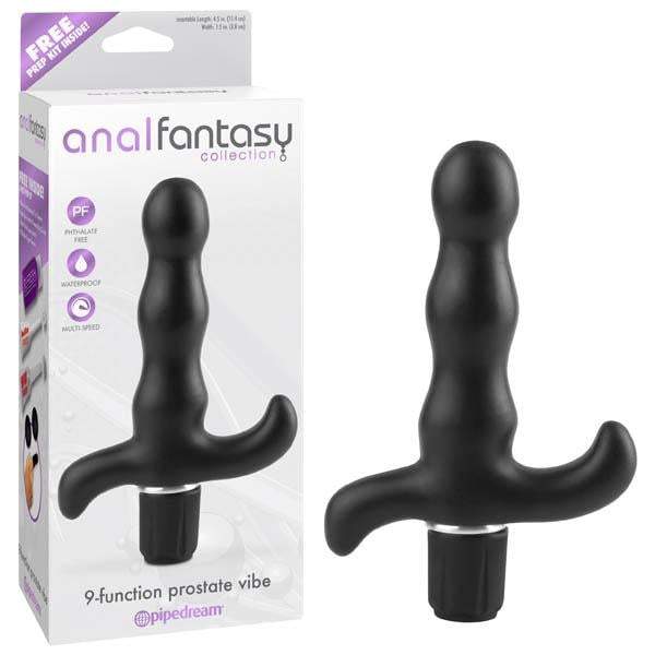Anal Fantasy Collection 9-function Prostate Vibe - Black 11.4 cm (4.5’’)