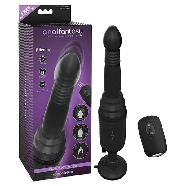 Anal Fantasy Elite Collection Vibrating Ass Thruster - Black USB Rechargeable
