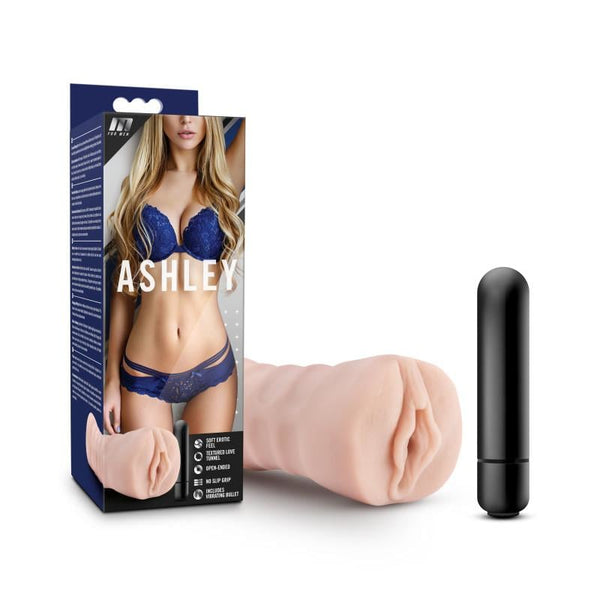 M for Men Ashley - Flesh Vibrating Vagina Stroker A$31.94 Fast shipping