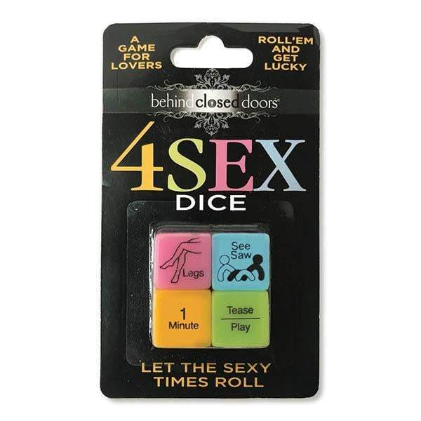 Behind Closed Doors - 4 Sex Dice - Dice Game for Couples A$21.13 Fast shipping