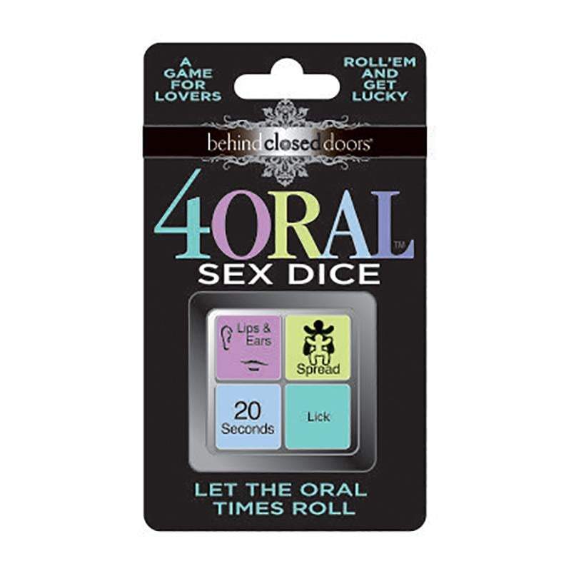 Behind Closed Doors - 4 Oral Sex Dice - Lovers Dice Game A$21.13 Fast shipping