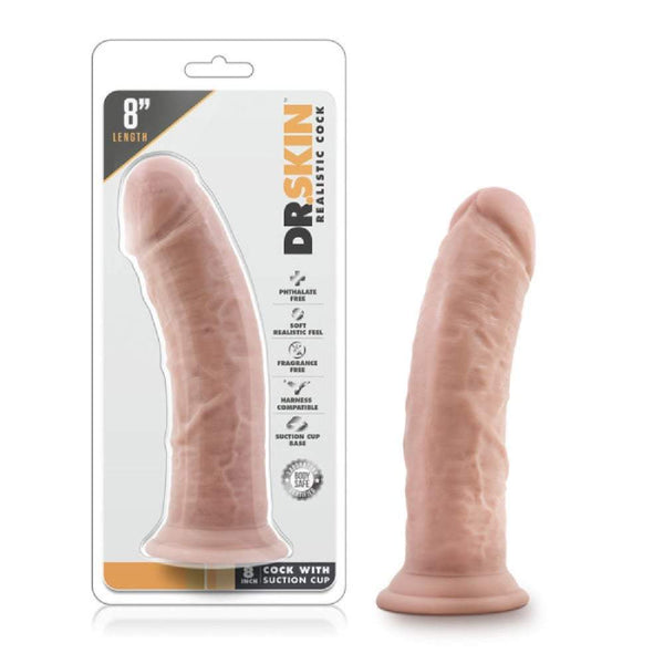 Blush Novelties Dr Skin 8 Cock Dong - Vanilla A$45.20 Fast shipping