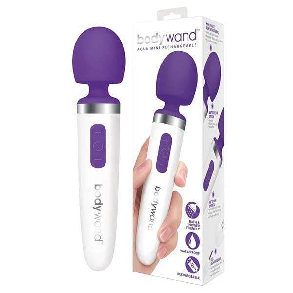 Bodywand Aqua Mini Rechargeable - Purple USB Rechargeable Massager Wand A$98.98