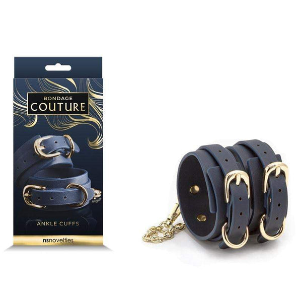 Bondage Couture Ankle Cuffs - Blue Restraints A$43.94 Fast shipping