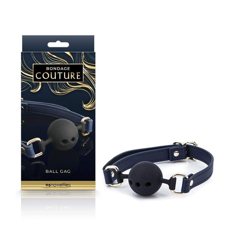 Bondage Couture Ball Gag - Blue Mouth Restraint A$40.98 Fast shipping