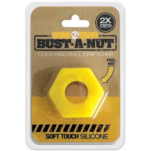 Boneyard Bust a Nut Cock Ring Yellow - Yellow Cock Ring A$28.35 Fast shipping