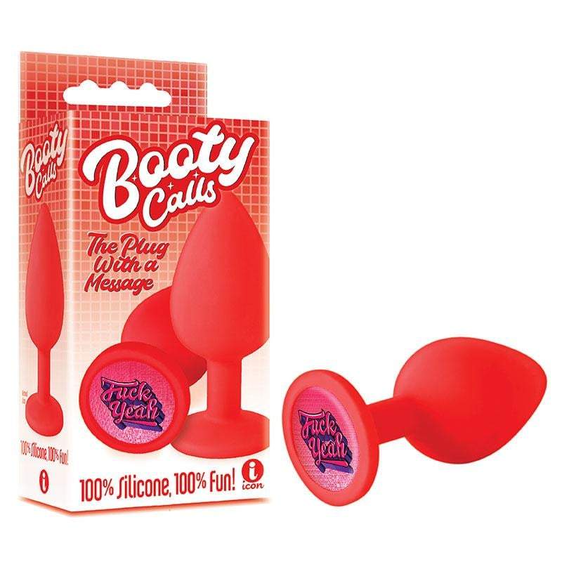 The 9’s Booty Calls - Fuck Yeah - Red ’’Fuck Yeah’’ Base Butt Plug A$23.48 Fast