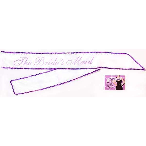 The Bride’s Maid Sash - White Hens Party Sash A$21.01 Fast shipping
