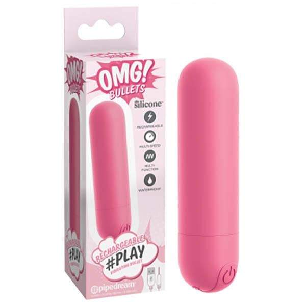 OMG! Bullets #Play - Pink USB Rechargeable Bullet A$43.48 Fast shipping