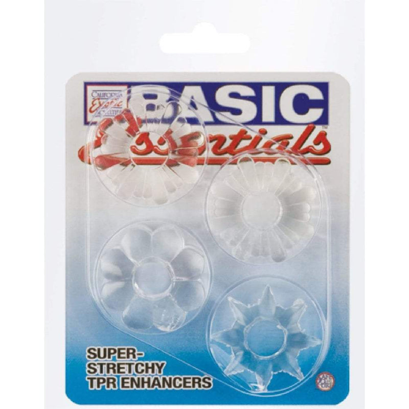 Calexotics Basic Essentials -Super Stretchy TPR Enhancers - (Clear) A$13.95 Fast