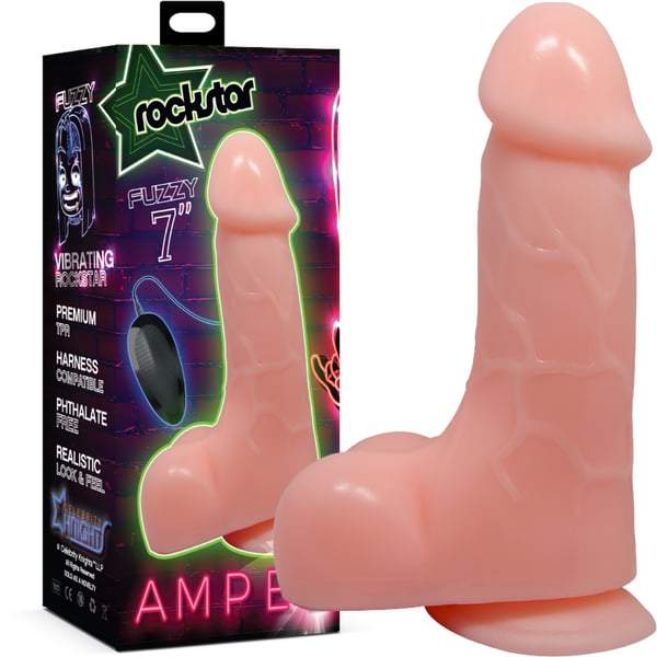 Celebrity Knights Rockstar Fuzzy 7 Dong - Flesh A$37.95 Fast shipping