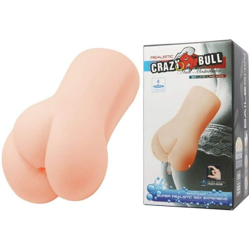 Crazy Bull Water Activated 3D Life-Like Ass Stroker - Flesh A$39.95 Fast