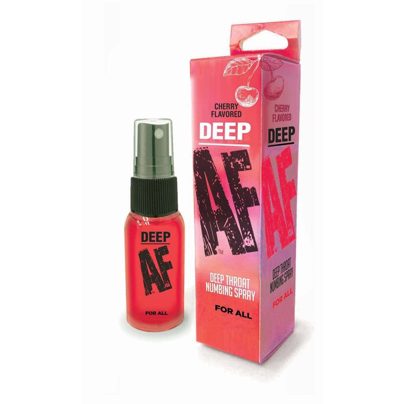Deep AF - Cherry - Cherry Flavoured Deep Throat Spray - 29 ml A$24.58 Fast