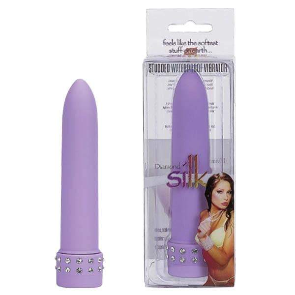 Diamond Silk - Purple 10.15 cm (4’’) Vibrator A$25.11 Fast shipping