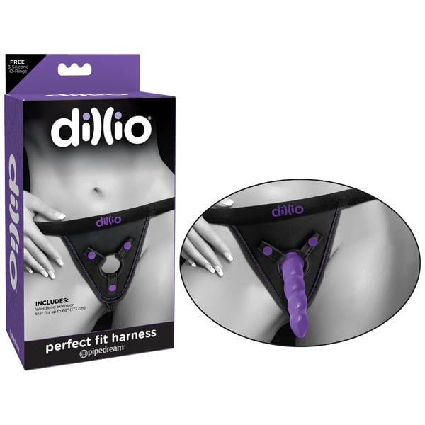 Dillio Perfect Fit Harness - Black Strap-On Harness (No Probe Included) A$74.46