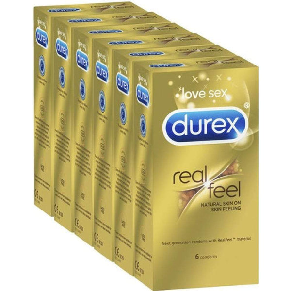 Durex Real Feel Non-Latex Condoms - 6 packs of 6 (36 Condoms) A$59.95 Fast