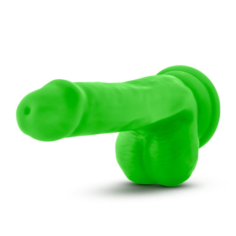 Neo Elite 6in Silicone Dual Density Cock with Balls Neon Green A$53.56 Fast