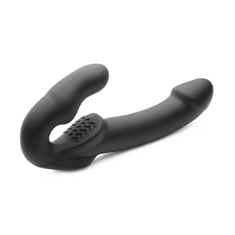 Evoke Rechargeable Vibrating Silicone Strapless Strap On A$147.54 Fast shipping