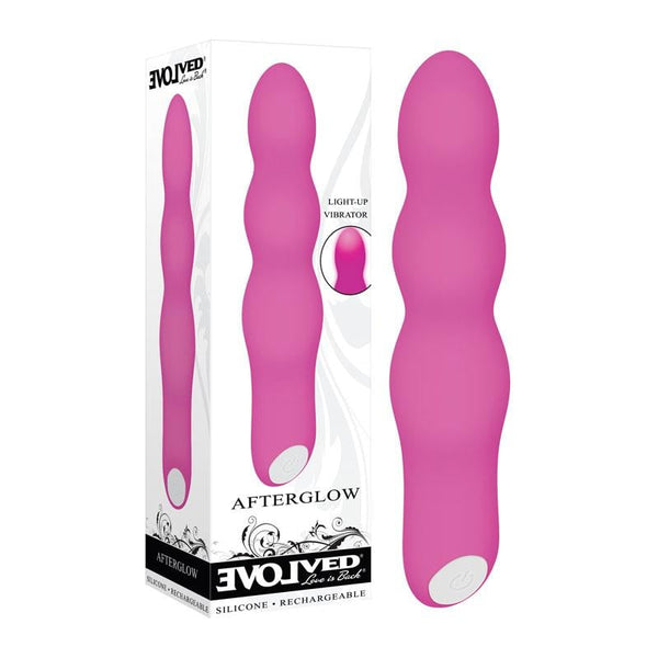 Evolved Afterglow - Pink 16.5 cm USB Rechargeable Vibrator A$62.44 Fast shipping