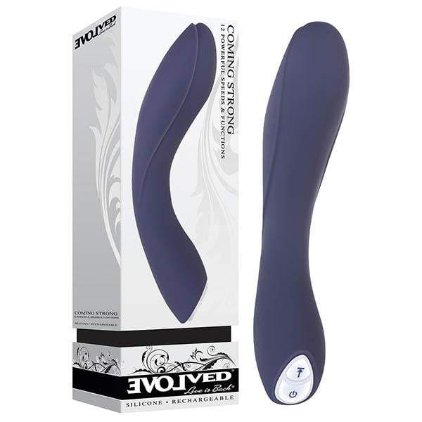 Evolved Coming Strong - Navy Blue 119 cm (7.5’’) USB Rechargeable Vibrator
