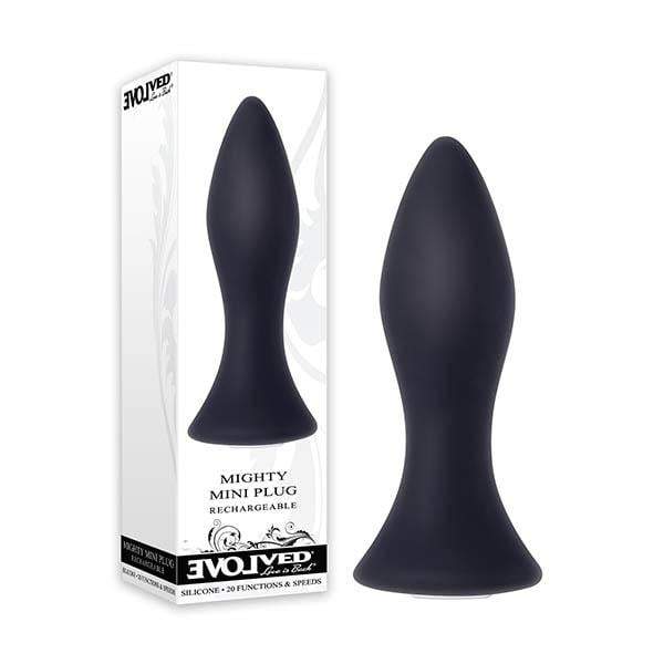 Evolved Mighty Mini Plug - Black 8.9 cm (3.5’’) USB Rechargeable Butt Plug