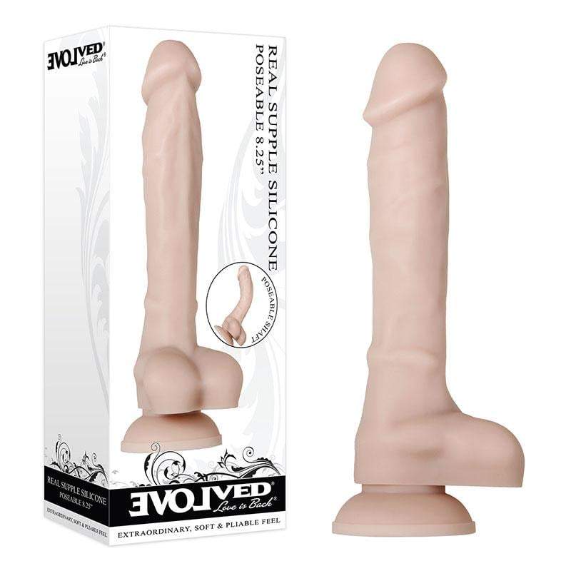 Evolved Real Supple Silicone Poseable 8.25’’ - Flesh 21 cm Poseable Silicone