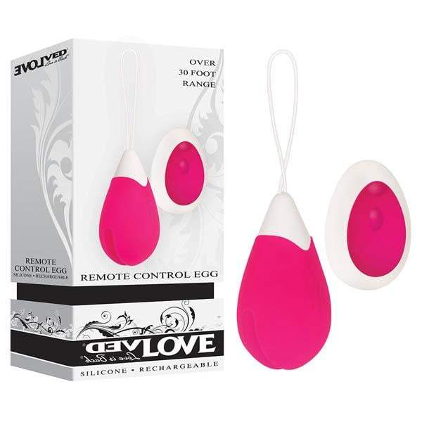 Evolved Remote Control Egg - Pink USB Rechargeable Egg with Wireless Remote