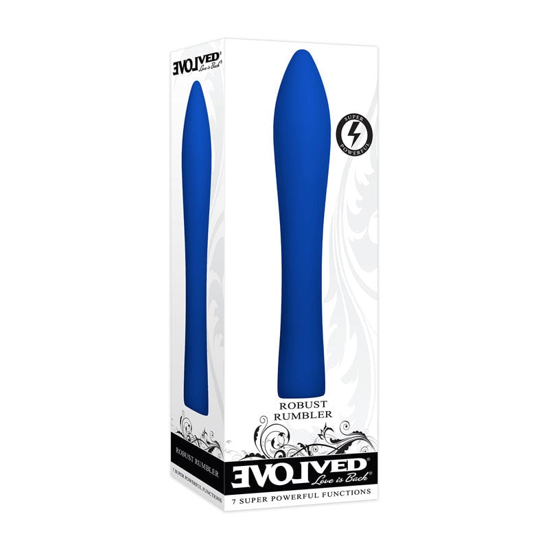 Evolved Robust Rumbler - Blue 19.7 cm USB Rechargeable Vibrator A$89.73 Fast