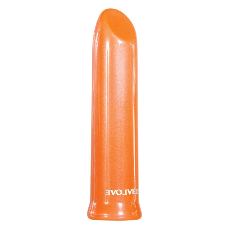 Evolved Lip Service - Orange 10 cm USB Rechargeable Lipstick Vibrator A$51.34