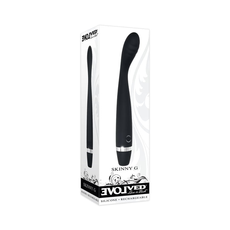 Evolved Skinny G - Black 17.8 cm USB Rechargeable Vibrator A$49.03 Fast shipping