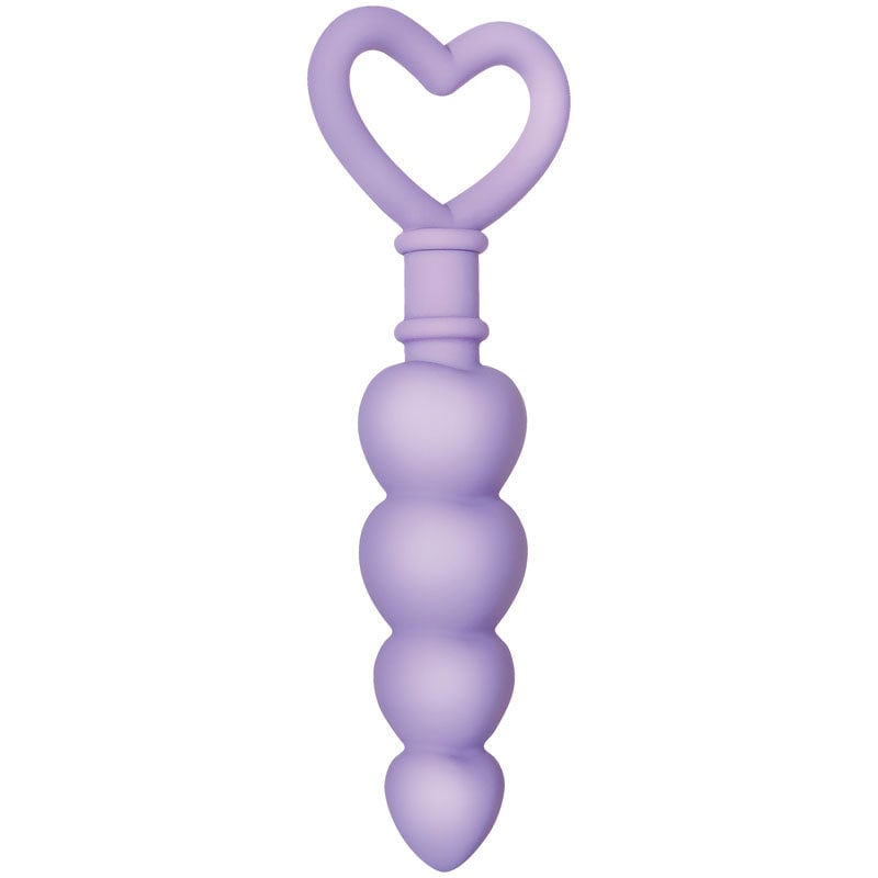 Evolved Sweet Treat - Purple 11.5 cm Beaded Butt Plug with Handle A$26.63 Fast