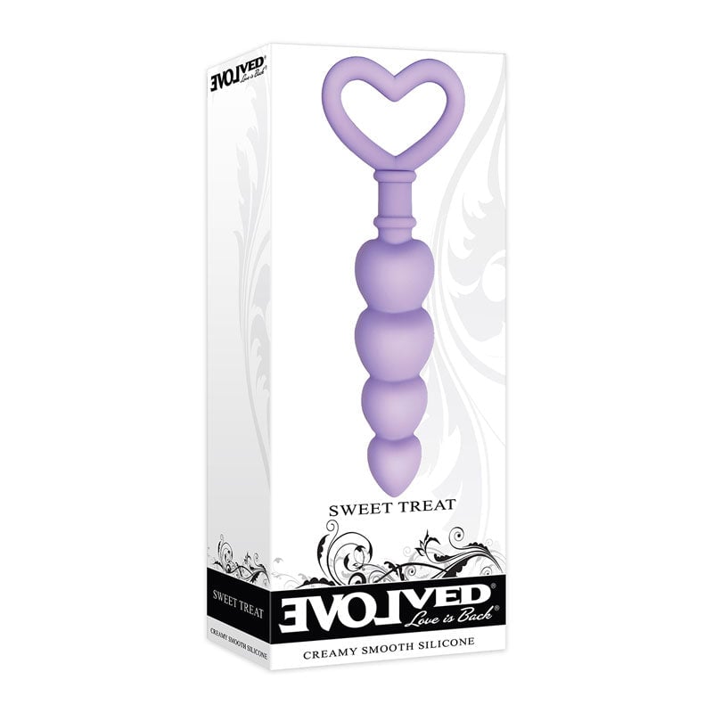 Evolved Sweet Treat - Purple 11.5 cm Beaded Butt Plug with Handle A$26.63 Fast