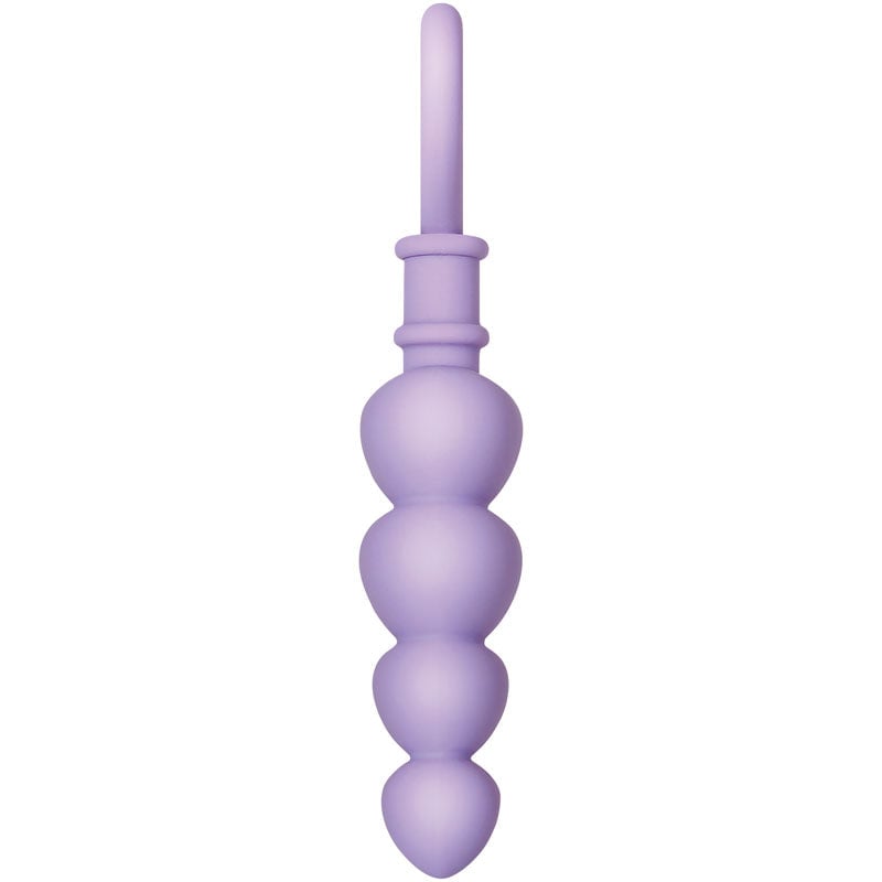 Evolved Sweet Treat - Purple 11.5 cm Beaded Butt Plug with Handle A$26.63 Fast