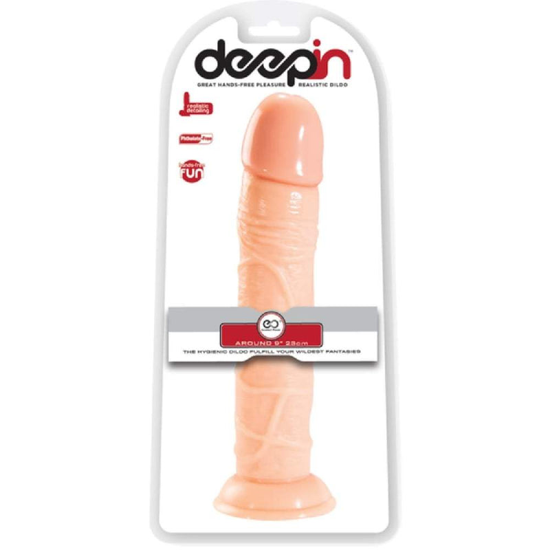 Excellent Power Deepin 9 Realistic Dong - Flesh A$53.95 Fast shipping