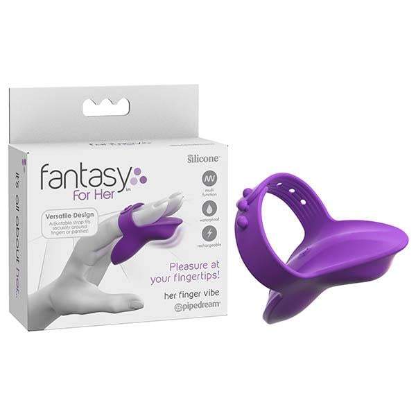 Fantasy For Her Finger Vibe - Purple USB Rechargeable Finger Stimulator A$70.28