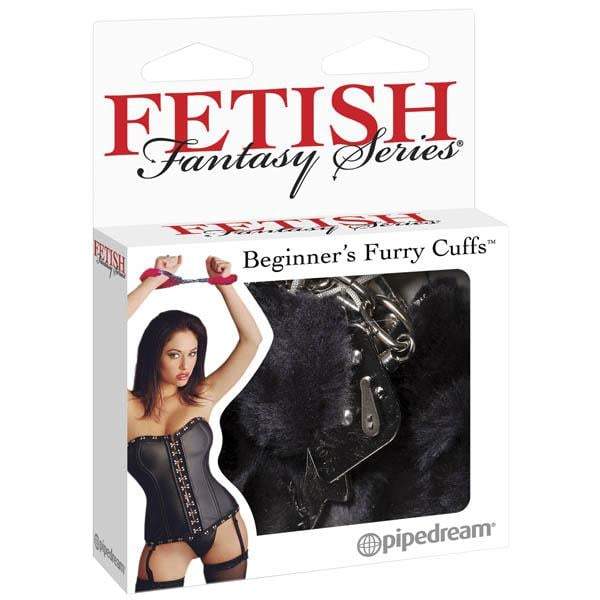 Fetish Fantasy Series Beginner’s Furry Cuffs - Black Fluffy Cuffs A$18.38 Fast