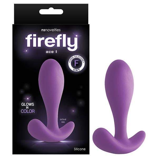 Firefly Ace I - Glow In Dark Purple 10.4 cm Anal butt plug A$26.50 Fast shipping