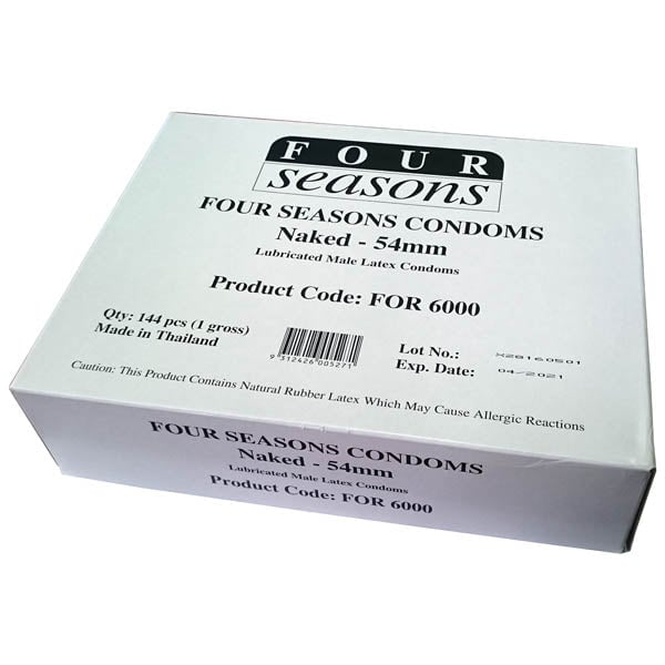Four Seasons Naked Classic Condoms - Bulk Box of 144 A$48.84 Fast shipping
