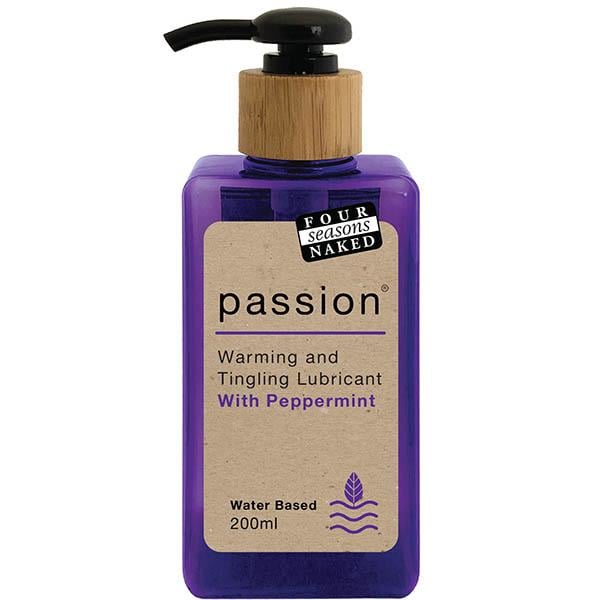 Four Seasons Passion - Warming & Tingling Water Based Lubricant with Peppermint